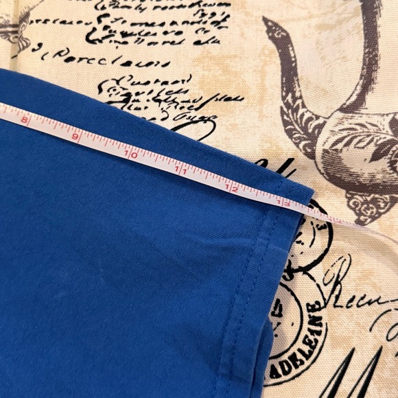 Y2K Royal Blue T Shirt Dias‎ Crest Embroidered Graphic Tee Size XL - Picture 7 of 8